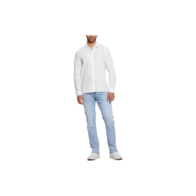 GUESS Shirts Men White-1