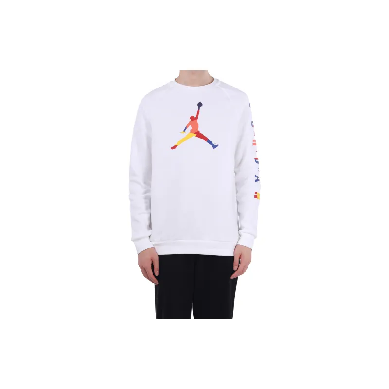 Jordan Sweatshirt Fall Men's White-2