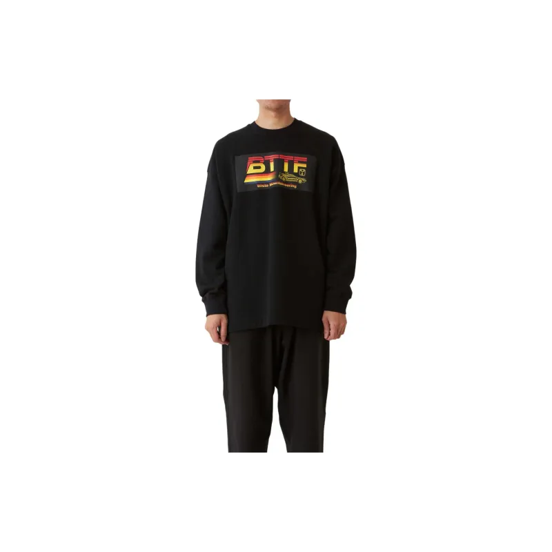White Mountaineering x BACK TO THE FUTRUE SS24 Sweatshirt Unisex Black-2