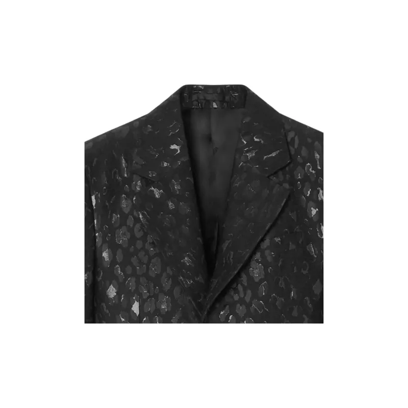 VERSACE Pattern-Printed Single-Breasted Tailored Blazer-5
