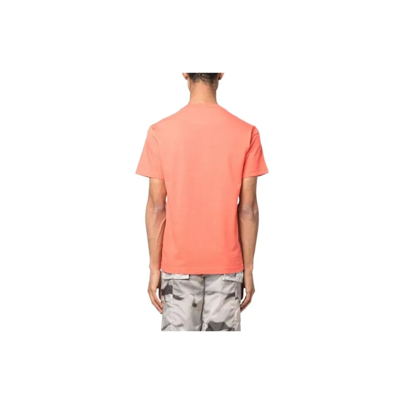 STONE ISLAND T Shirts Men Orange-2