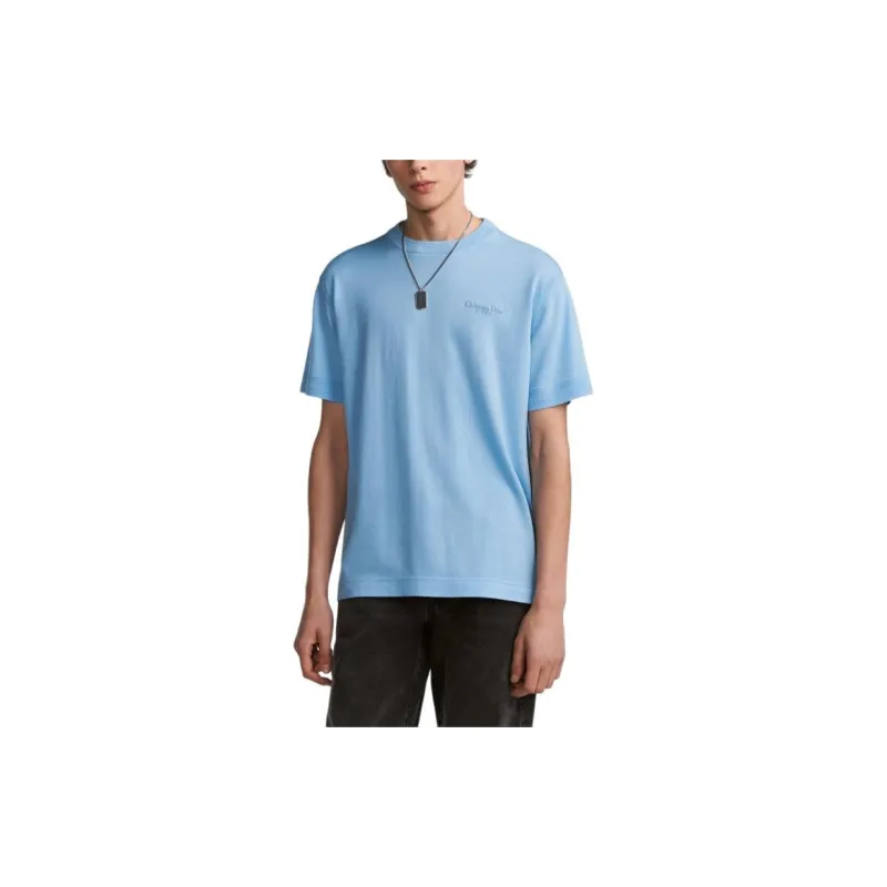 DIOR T Shirts Men Light Blue-2