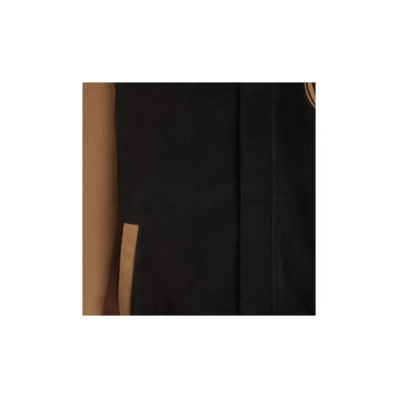 BALLY Emblem Logo patch Suede Bomber Jacket-3