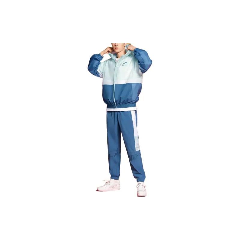 LiNing Sports Trend Series Sports Pants Men's Eggshell Blue-2