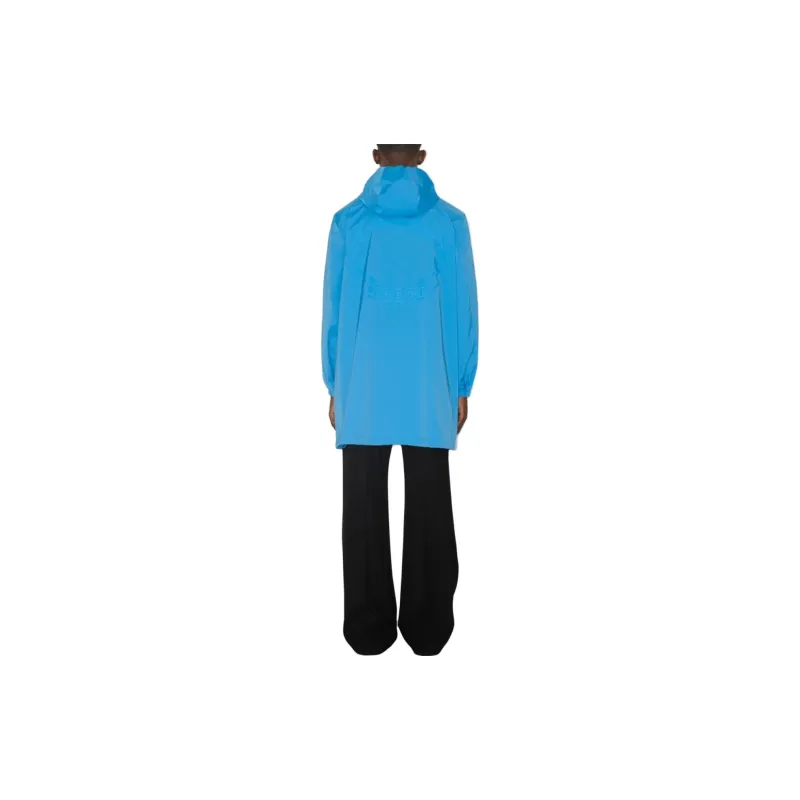Burberry Trench Coats Men Sky Blue-2