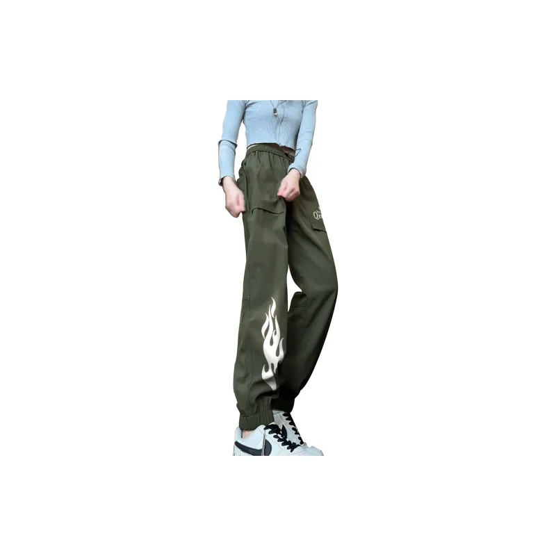 Qnxeey Casual Pants Unisex-23