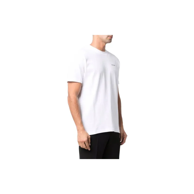 OFF WHITE T Shirts Men White-2