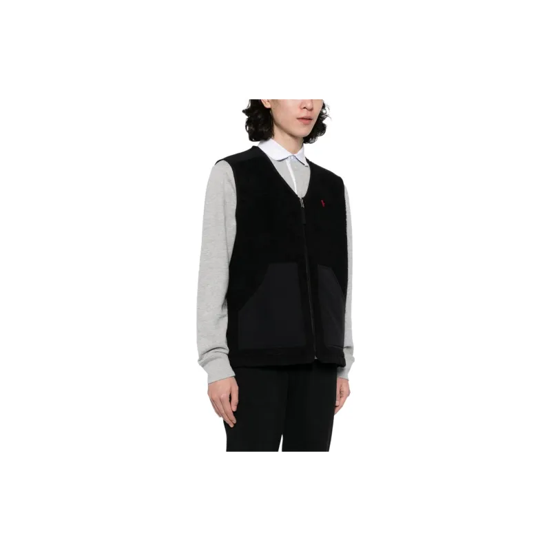 Polo Ralph Lauren Logo embroidered Faux shearling Gilet-1