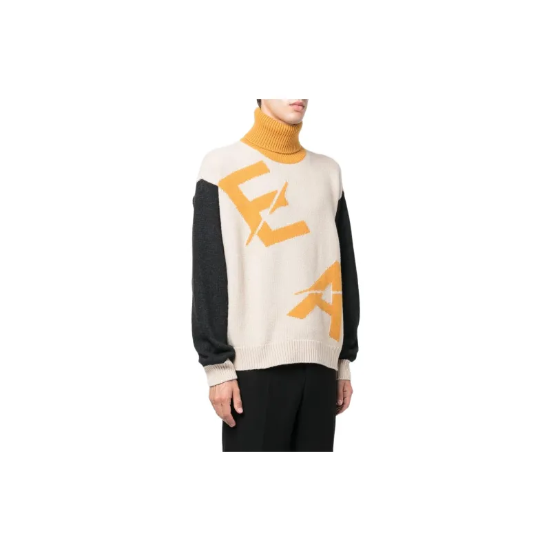EMPORIO ARMANI Sustainable Collection Sweaters Men Yellow-2