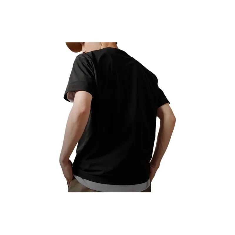 Adidas T Shirt Men's Black/Dark Gray-2