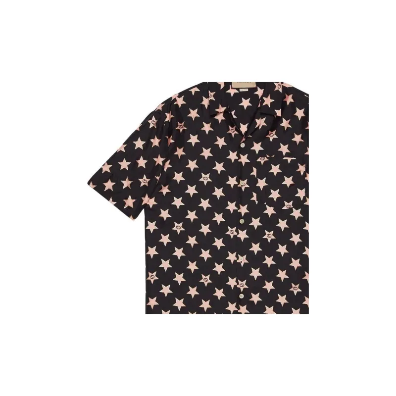 GUCCI Shirts Men Black-5