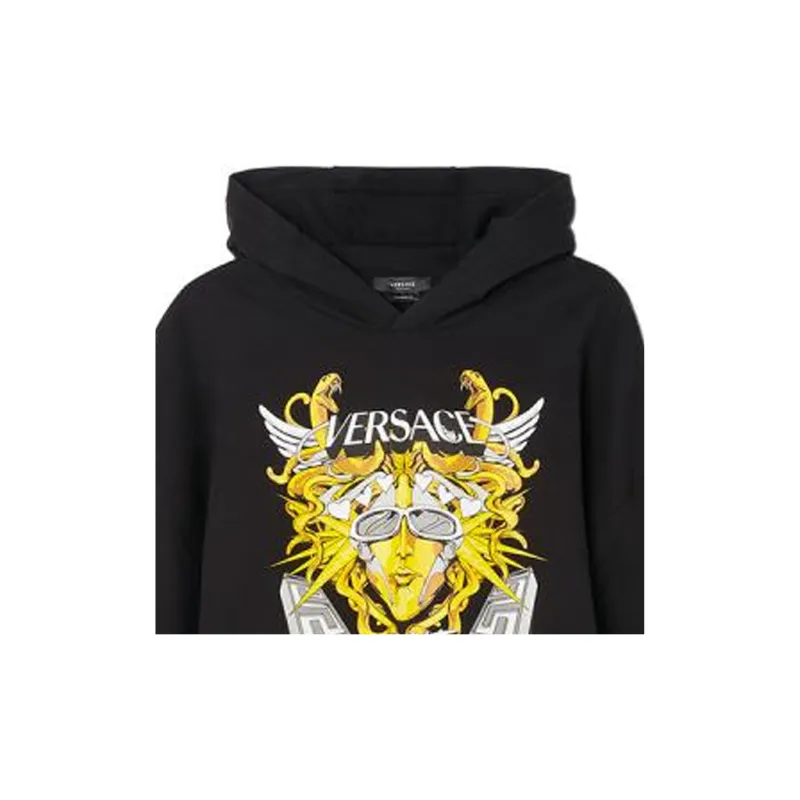 VERSACE FW22 Sweatshirt Men's Black-4