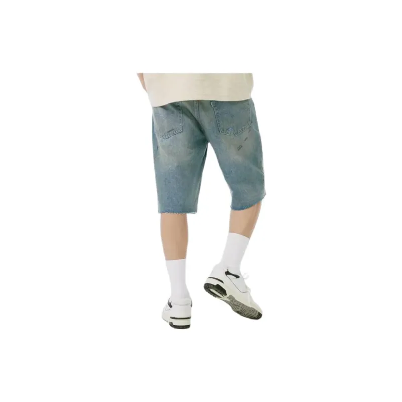 Levis Denim Shorts Men Gray-3