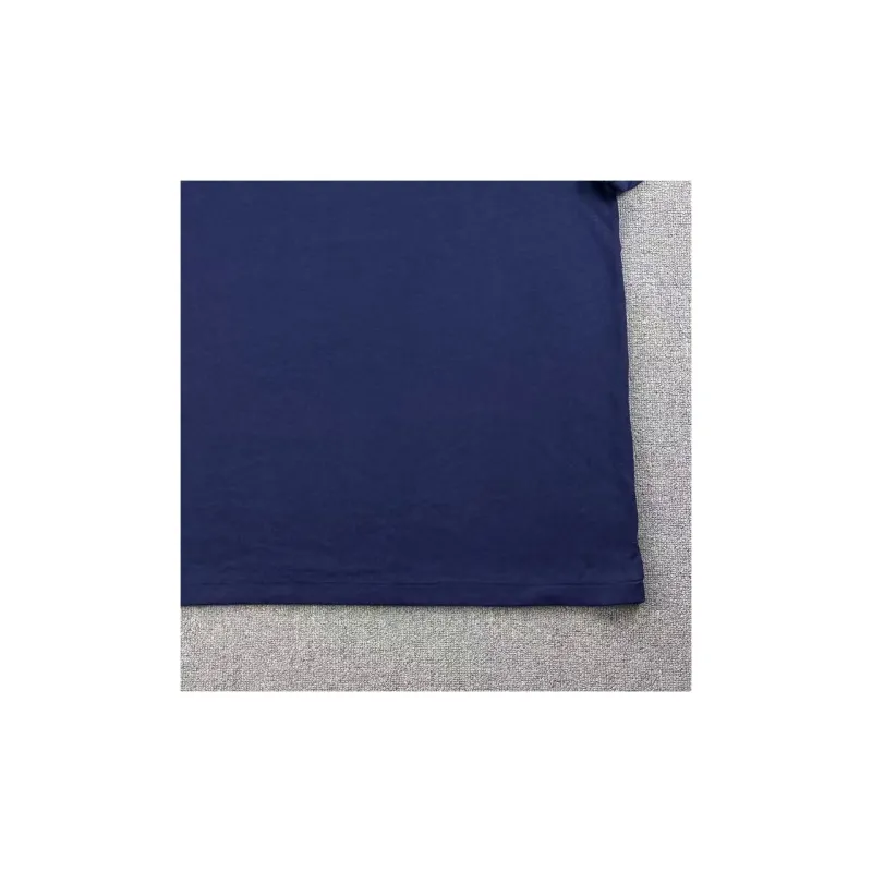 Polo Ralph Lauren Solid Color Logo Embroidered Crew Neck Short Sleeved T Shirt Men's Navy Blue-4