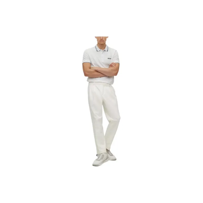HUGO BOSS SS23 Polo Shirts Men White-1