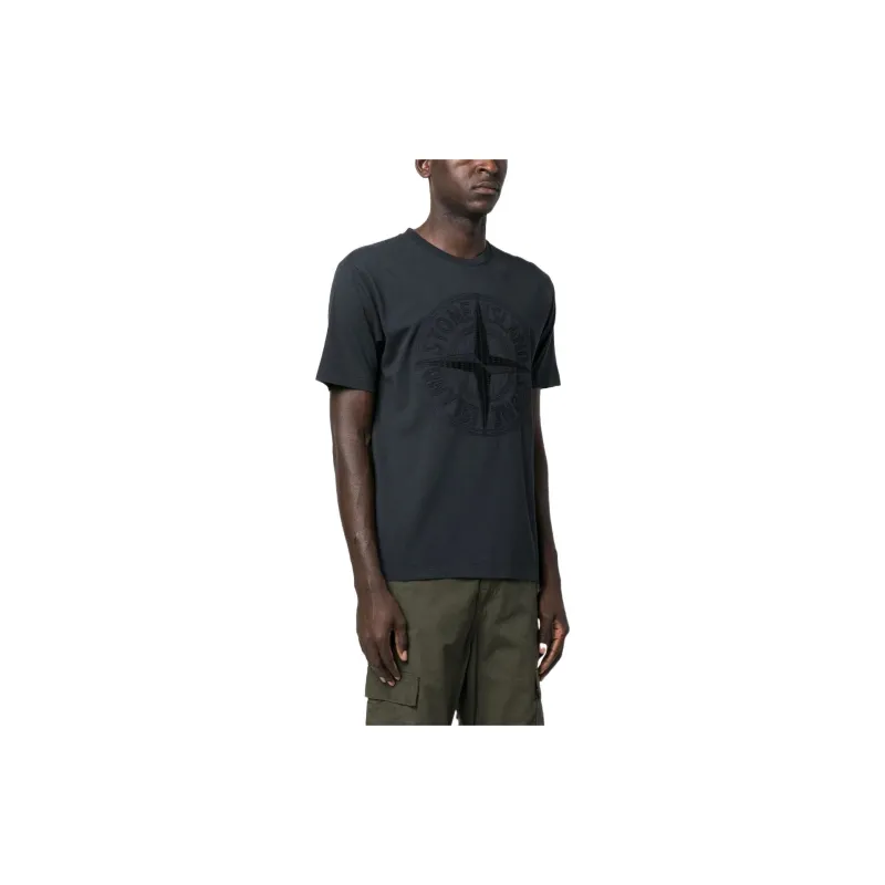 STONE ISLAND Embroidered Logo T shirt-2
