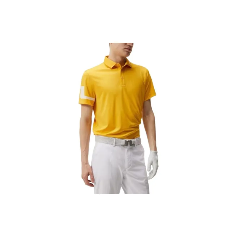 J.Lindeberg Polo Shirt Men's Yellow-3