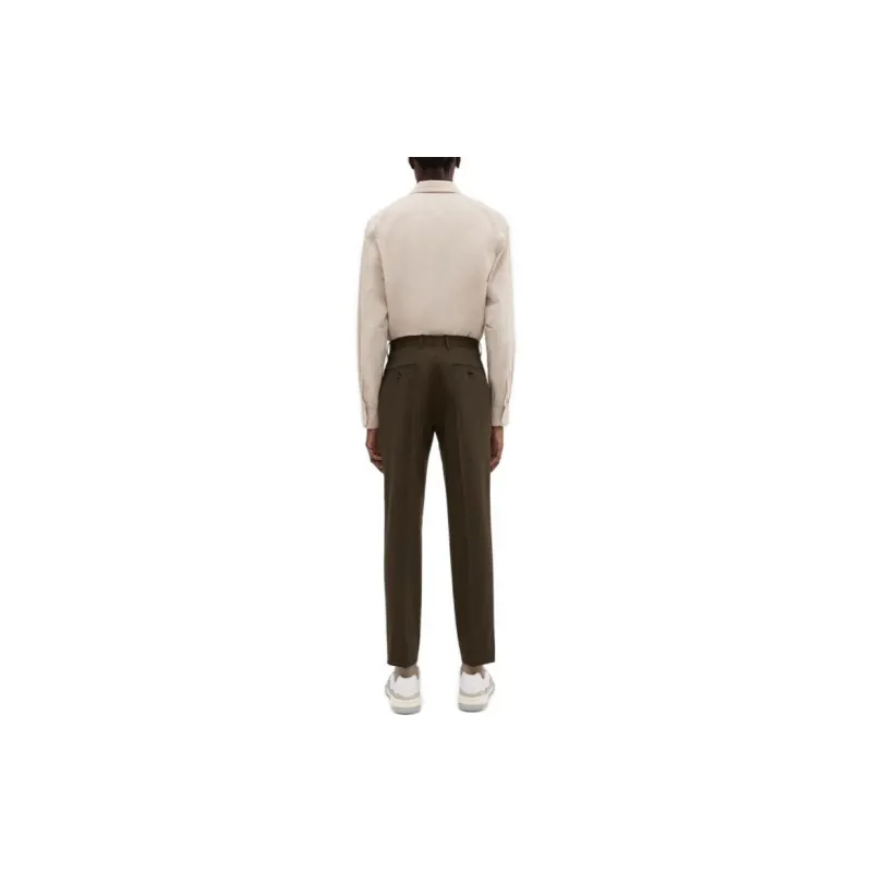 THEORY Casual Pants Men Brown D00-2