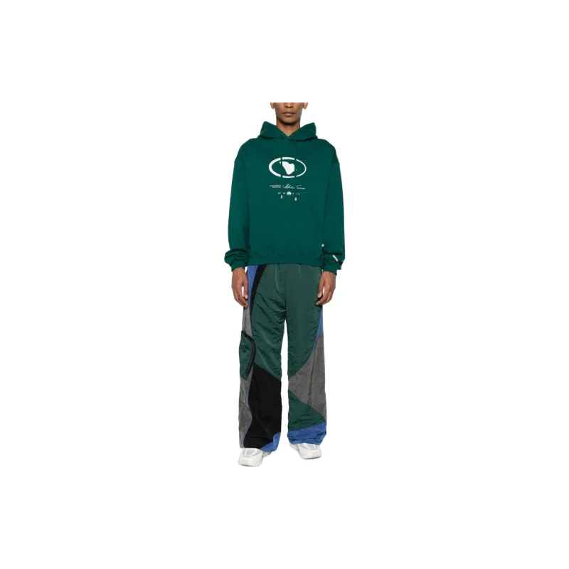ADER ERROR Logo print Cotton Hoodie-1