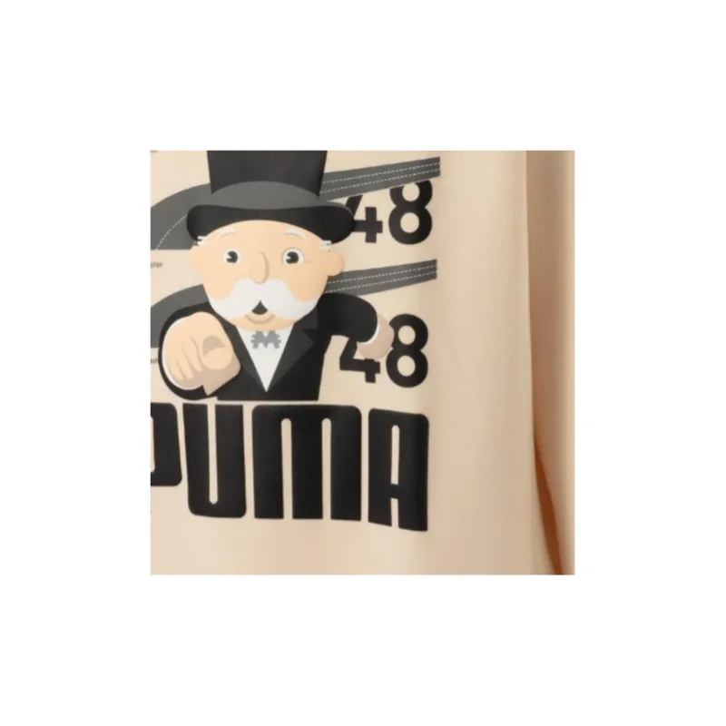 PUMA X Staffonly X Monopoly Collaboration Sweatshirts Men Khaki-3