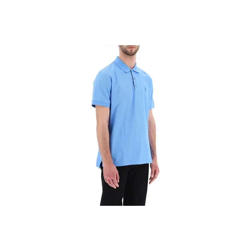 Burberry SS21 Polo Shirt Men's Sky Blue-1