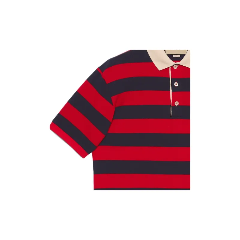 GUCCI SS22 Polo Shirt Men's Red-5