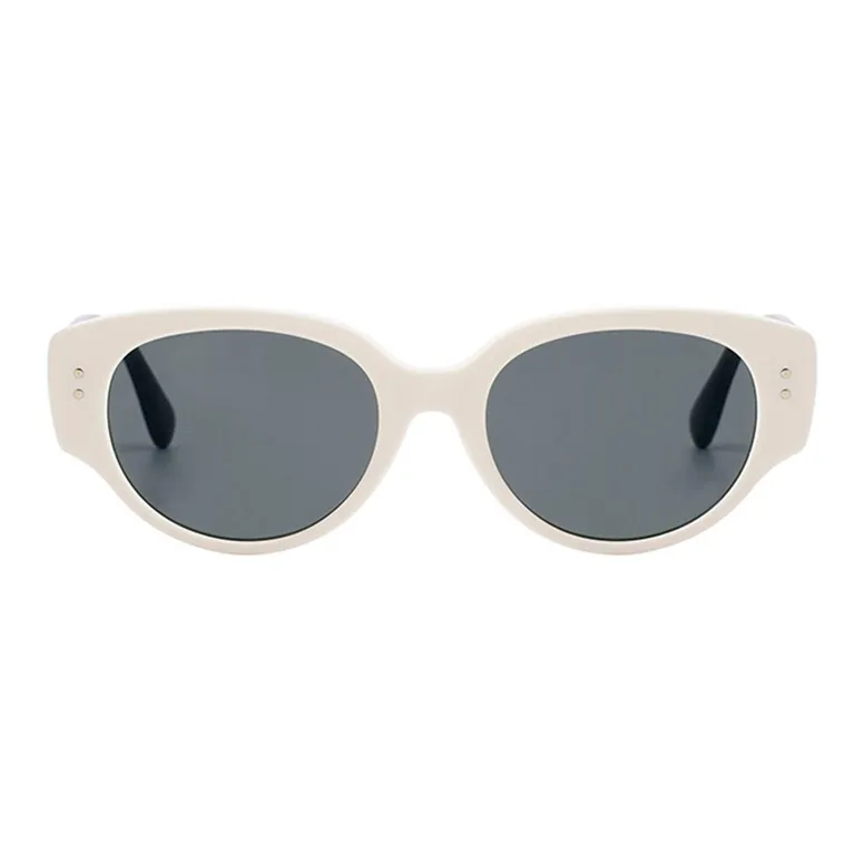 BOELEO Plate Frame Oval Sunglasses Unisex-3
