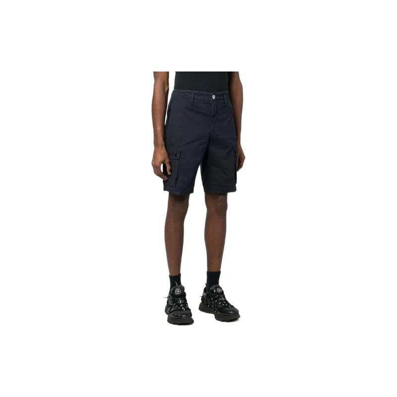 STONE ISLAND Compass motif Cargo Shorts-3