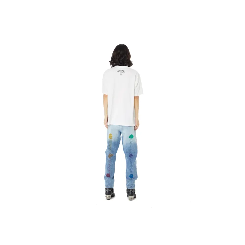 HUMNAT SS22 Straight Jeans Unisex Light Blue-2