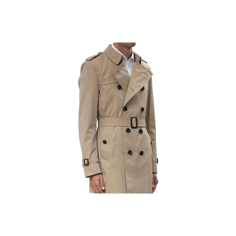 Burberry Trench Coat Men's Honey-1