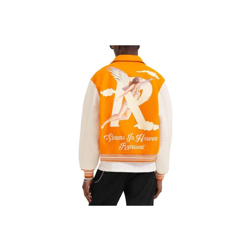 REPRESENT Jackets Men Neon Orange-4