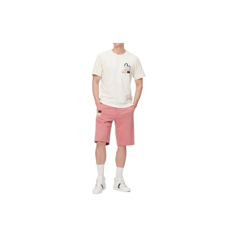 EVISU Sports Shorts Men Medium Pink-5