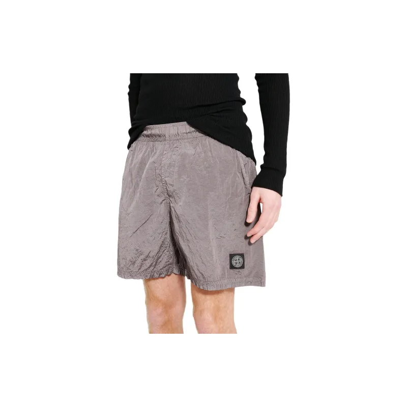 STONE ISLAND Regular Fit Nylon Swim Trunks-2