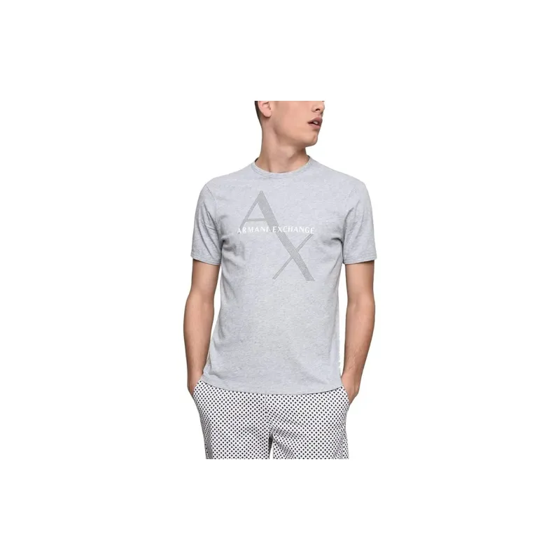 ARMANI EXCHANGE T Shirts Men Light Gray-2