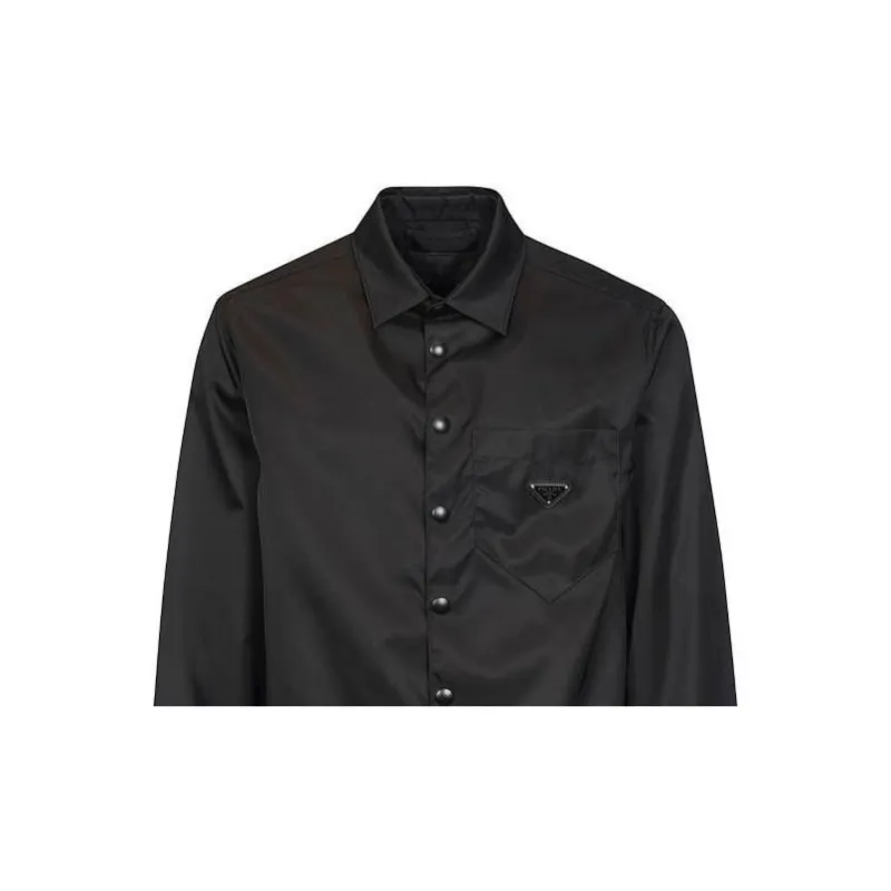 PRADA Shirts Men Black-4