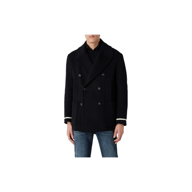 EMPORIO ARMANI Coats Men Marine Blue-3