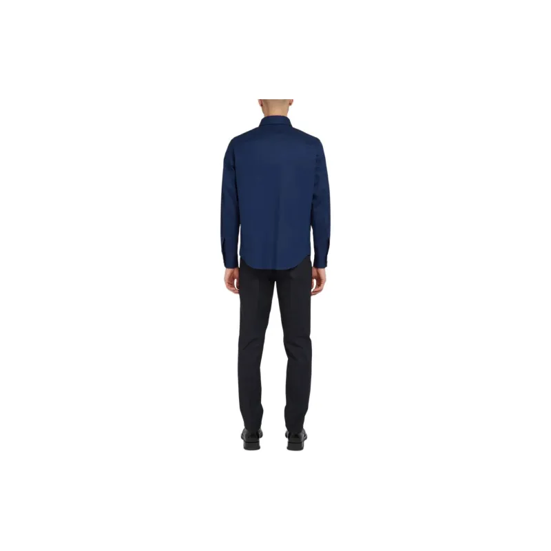 Ermenegildo Zegna Curved Hem Twill Shirt-3