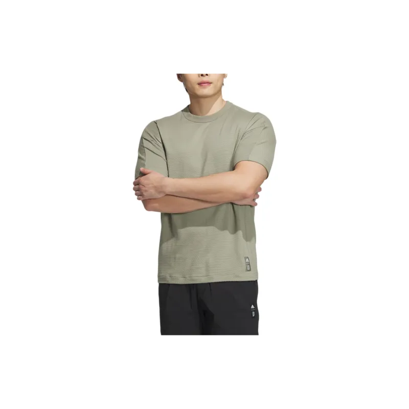 Adidas WUJI JACQUARD T-SHIRT T-Shirt Men's Earth Brown-1