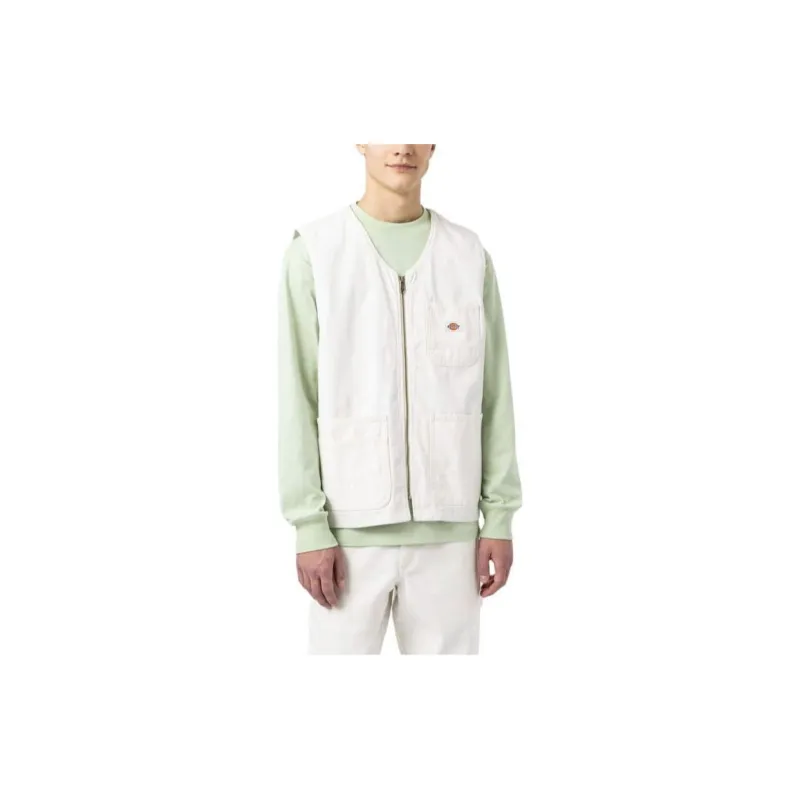 Dickies Vests Men White-3