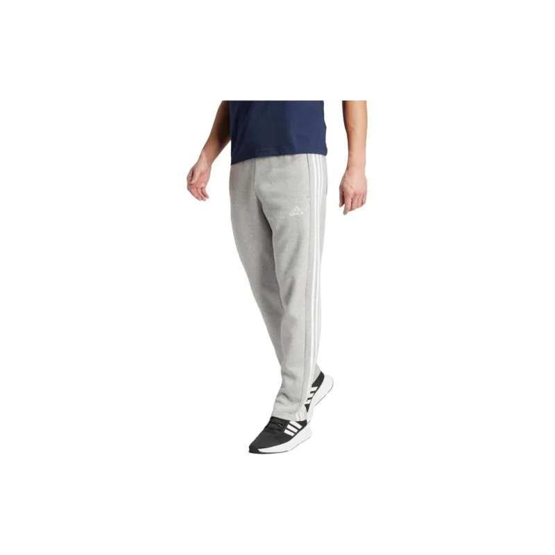 Adidas Free Shipping With AdiClub Essentials 3 Stripes Open Hem Fleece Pants-5