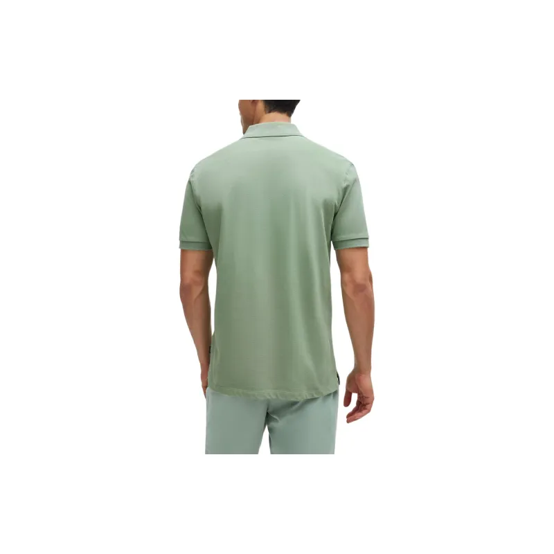 HUGO BOSS Logo embroidered Cotton Polo Shirt-2