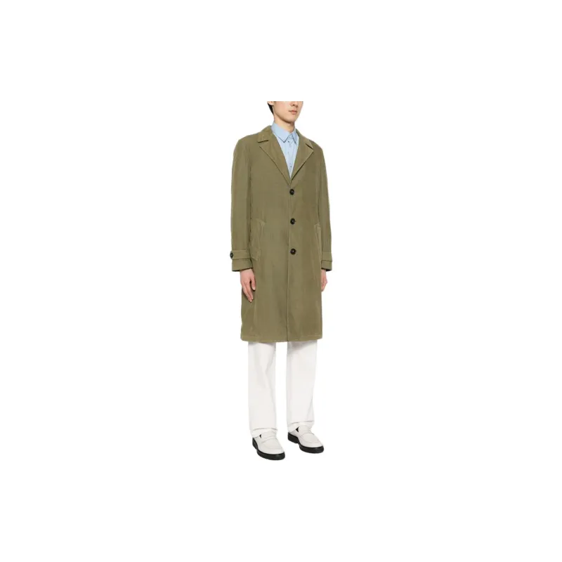 Massimo Alba Corduroy Single breasted Coat-3