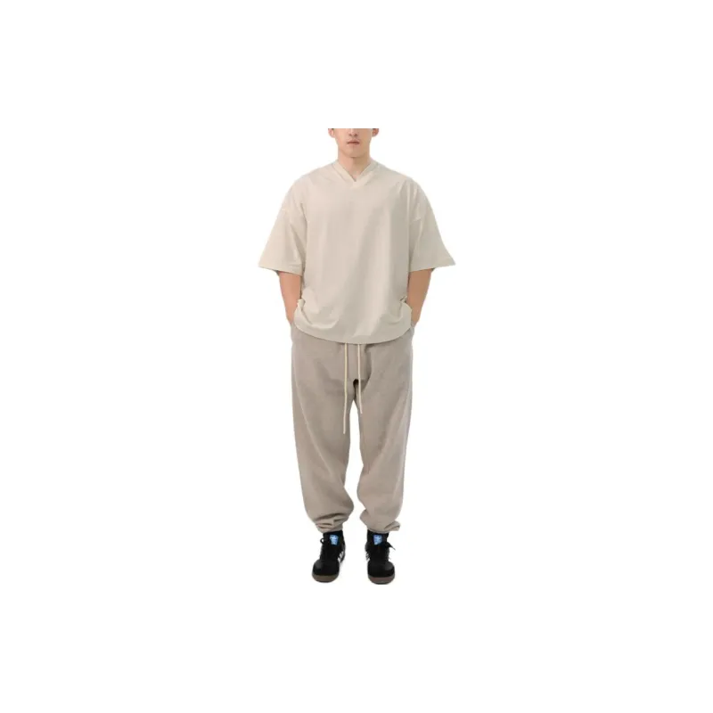 Fear Of God Essentials FW23 Cloud Series Regular T Shirt Men's Smoke Cloud Gray/Silver Cloud-5