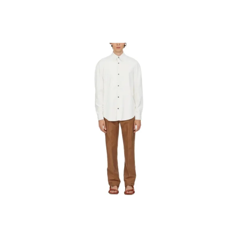 Ferragamo Shirts Men White-1