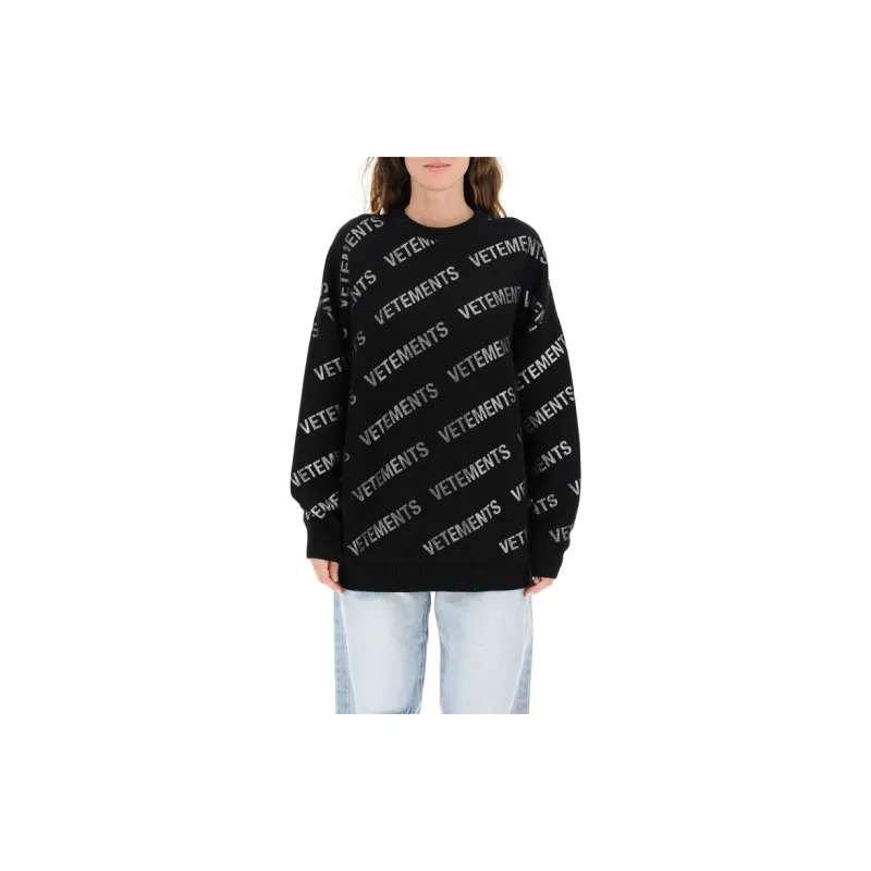 Vetements Sweaters Unisex Black-1