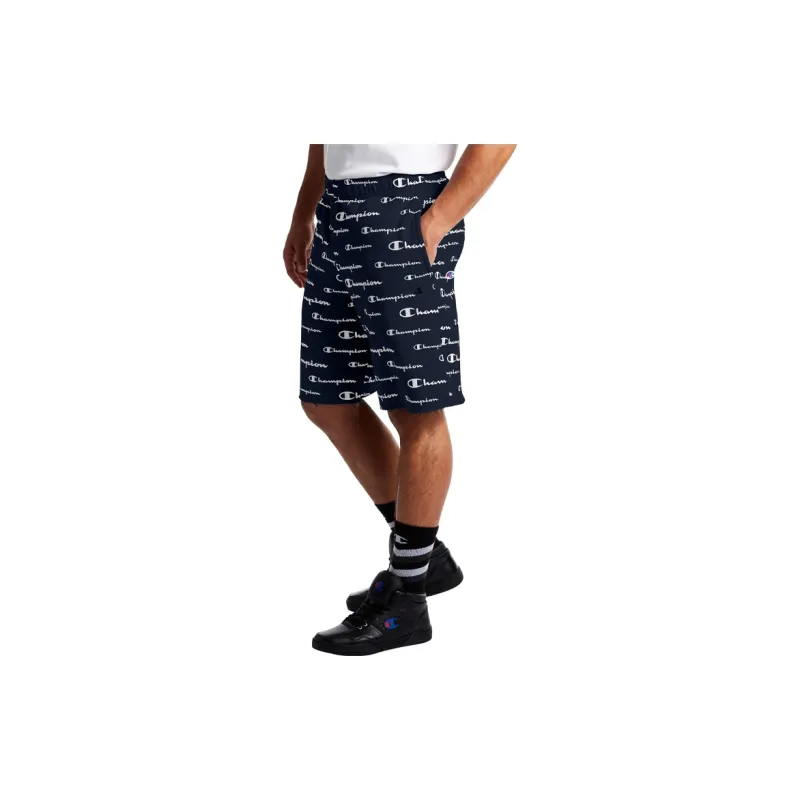 Champion Loose Fit Shorts US Version Unisex Navy Blue-3