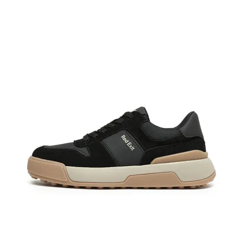 RED DRAGONFLY Slip Resistant Low Top Casual Sports Running Shoes Men's Black Gray