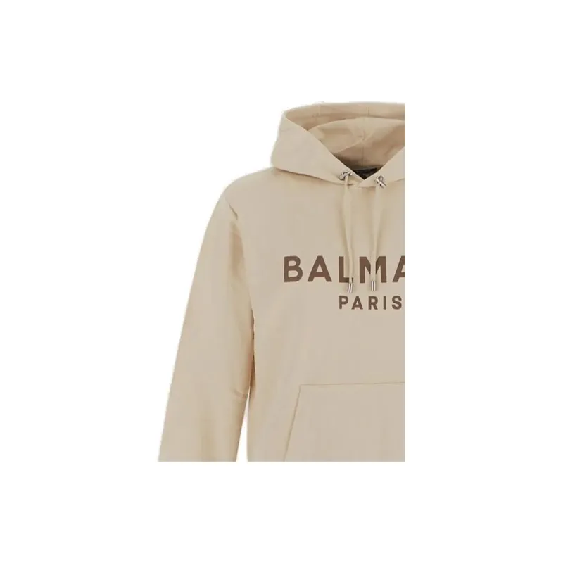 BALMAIN Sweatshirts Men Beige-2