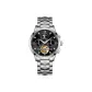 9303-Silver Case Black Dial