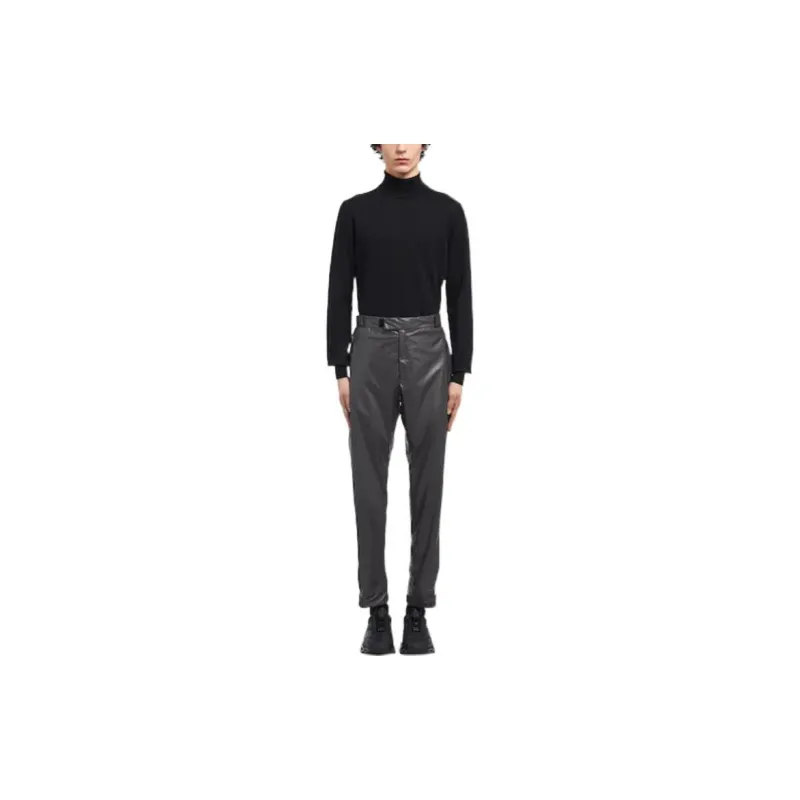 PRADA Re-Nylon Casual Pants Men Black-1